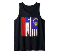 Cile Malesia Half Flag Cileno Malese Heritage Jersey Canotta