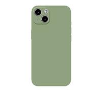 cileen iPhone 13 Case, Drop - Proof, Skidproof, Soft Abrasive TPU Plastic, Slim Case (Light Green)