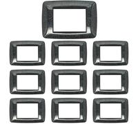 CILIA 3/4/7 Moduli Placca Compatibile Con Bticino LIVINGLIGHT, Placche In Plastica di Alta Qualità Supporto 503 Vari 11 Colori (Antracite Scuro, 3 Moduli-10 Pezzi)