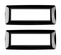 CILIA 7 Moduli Placca Compatibile Con Bticino LIVINGLIGHT, Placche In Plastica di Alta Qualità Supporto 507 Vari 11 Colori (Nero, 7 Moduli-2 Pezzi)
