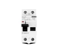 CILIA Interruttore Differenziale Tipo AC 30mA 6kA - Salvavita 1P+N 25/40/63A, 230/400V AC, Attacco DIN 2 Moduli, Curva C - Protezione Cortocircuito e Sovraccarico (JVL16-63-1P-25A)