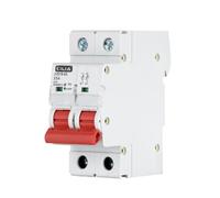 CILIA Interruttore Sezionatore Modulare 2P 400VAC 25A/32A/40A, 2 Moduli DIN, IP20, IEC60947-3 - Interruttore di Isolamento per Quadri Elettrici In=25A (JVD16-63-2P-25A)