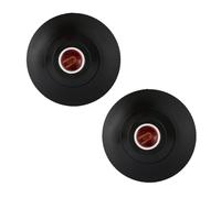 CILIA Portalampada da plafoniera E27/E26 a Vite, porta lampada da soffitto, Montaggio Rapido con Base in Plastica Bianca/Nero, 110V-250V, 4A, Per Soggiorno/Corridoio/Cucina/Garage (2 Pezzi-Nero)
