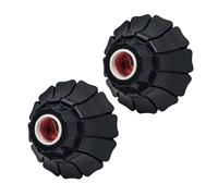 CILIA Portalampade Supporto per lampadina a Sospensione E27 110V/220V Intaglio a Petali Montaggio Rotondo Semplice per Casa e Ufficio Industriale - 2PZ Nero