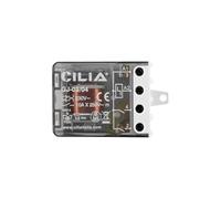 CILIA Relè ad Impulsi 1NO/4 Sequenze 2NO, Interruttore/Commutatore 230V AC 50/60Hz, Morsetti a Bussola, Contatti AgNi, Certificato CE per Domotica e Quadri Elettrici (Commutatore GJ03-04)