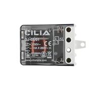 CILIA Relè ad Impulsi 1NO/4 Sequenze 2NO, Interruttore/Commutatore 230V AC 50/60Hz, Morsetti a Bussola, Contatti AgNi, Certificato CE per Domotica e Quadri Elettrici (Interruttore GJ03-01)