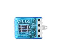 CILIA Relè EVO Commutatore/Interruttore Passo-Passo 4S 2NO/1NO, 230V AC 50/60Hz con Condensatore, Certificato CE per Automazione Domestica/Industriale (2 NO Commutatore)
