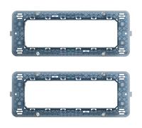 CILIA Supporto Compatibile Con MATIX, Supporto Per Scatola 502 503 504 507, Supporti in Plastica per Interruttori e Prese, Supporto 2/3/4/6 Moduli (2 Pezzi Azzurro Chiaro, 6 Moduli)