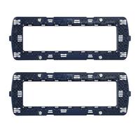 CILIA Supporto in Plastica per Interruttori e Prese, Supporto Compatibile Con LIVING INT, Supporto Per Scatola 503 504 507, Supporto 3/4/7 Moduli (2 Pezzi Blu Scuro, 7 Moduli)