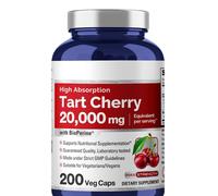 Ciliegia Acida 20.000mg 200 Capsule Vegane, Non-OGM E Senza Glutine