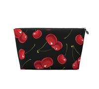 Ciliegia, Borsa da toilette Borsa per trucco Borsa per cosmetici Borsa da toilette da viaggio portatile