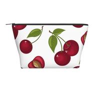 Ciliegia, Borsa da toilette Borsa per trucco Borsa per cosmetici Borsa da toilette da viaggio portatile