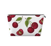 Ciliegia, Borsa da toilette Borsa per trucco Borsa per cosmetici Borsa da toilette da viaggio portatile