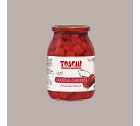 Ciliegie Rosse con Gambo Lungo allo Sciroppo Toschi 1,2 Kg