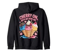 Ciliegina con My Mini-Me Ice Cream Love Felpa con Cappuccio