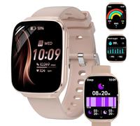 CILIENG Smartwatch con Chiamate Bluetooth, Smartwatch con display 1,83" HD, Autonomia 18 giorni, Monitoraggio Frequenza Cardiaca e SpO2, IP67 Resistenza, 110+ modalità Fitness (Rosa)