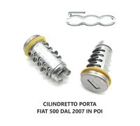 Cilindretto blocchetto nottolino serratura porta Fiat 500 DAL 2007 IN POI