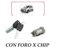 CILINDRETTO BLOCCHETTO SERRATURA PORTELLONE PER FIAT PANDA DAL 2012 CON 2 CHIAVI
