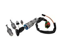 Cilindretto di accensione Chiave Di Blocco Accensione Bloccasterzo Sinistra E Destra Cilindro Serratura Porta Set Completo Compatibile Con CITROEN Per C2 2003-2010 9170W9 9170T5