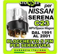 CILINDRETTO SERRATURA Interruttore Blocchetto Accensione per NISSAN SERENA C23