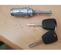 CILINDRETTO SERRATURA PORTA SX PER CITROEN C3 C2 BLOCCHETTO 2 CHIAVE NOTTOLINO