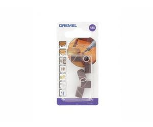 Cilindri abrasivi Dremel 2615043832 438 Ø 6.4 mm Grana 120 set da 6 pezzi