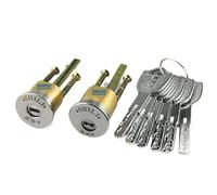 Cilindri per serrature. Cilindro serratura for porta esterna di livello C da 1 pz, nucleo di bloccaggio antifurto universale, centrale ed eccentrico, serratura for porta in ferro/legno