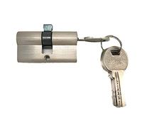Cilindri per serrature. Doppia serratura aperta for porte e finestre Chiave a cilindro Antifurto Ingresso Serratura for porta in ottone Serratura a cilindro con nucleo allungato(60mm)