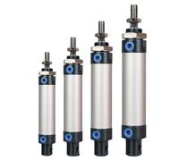Cilindri pneumatici ad aria compressa Doppio cilindro ad aria compressa foro 16/20/25/32mm Corsa 40mm 25/50/75/100 Leva singola(75mm Stroke,Bore 40mm)