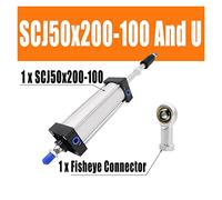 Cilindri pneumatici, SCJ5 0x250-100 ASSERNAGGIO PNEUMATIC CHILINDRO CHILINE ACCIUTTO DOVENTALI ACCIVIMENTO RICORSO REGOLABILE RIGUATA 150-250 MM LARMA(SCJ50x250-100 And U,With magnet)
