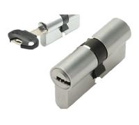 Cilindri Securemme K2 3200 CCS mm. 30-30 a profilo europeo, chiave piatta revers