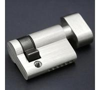 Cilindro a chiusura singola interamente in rame, cilindro per porta a scomparsa da 45 mm, per porte di fuga e divisori, cilindro di sicurezza in ottone con vite