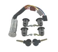 cilindro accensione 9170G3 252522 compatibile con Peugeot Per Partner Set completo accensione auto cilindro serratura porta sinistra destra