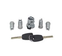 cilindro accensione Compatibile con Fiat Per Doblo Cargo Per Punto Per Panda 5 pezzi Set completo Porta accensione Tronco serratura Cilindro con chiavi SIP22
