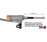 CILINDRO ATTUATORE HONDA CRF 250 X 2005-2018 MAGURA MG0120652 LUNGHEZZA ASTA ...