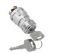 Cilindro blocchetto accensione Interruttore di accensione/spegnimento/avviamento universale per auto e barca, 12 V, 3 posizioni, con 2 chiavi