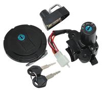 Cilindro Blocco Accensione Motocicletta Per Kawasaki Per KLX125 250 Per D-Tracker 2010-2014 Interruttore Accensione Motocicletta Serbatoio Carburante Motorino Avviamento Ricambio
