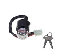 Cilindro Blocco Accensione Motocicletta Set Di Interruttori Accensione Con Tappo Serbatoio E Bloccasterzo Per Suzuki Per GN125/H/F Per HJ125-8 Per LF125(Switch 6 WIres)