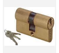 Cilindro sagomato 0g300 cisa ottone chiavi 3 camma din mm 70 35+35 Cisa