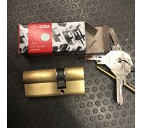 CILINDRO CISA SAGOMATO EUROPEO MM 70-27-43 DECENTRATO 0G300.11.0