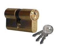 Cilindro City ISEO 40x40mm ottone lucidato - vario V03 KCF005503-520940407V03