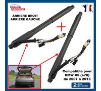 Cilindro Cofano Elettrico Posteriore Sinistra + Destra Pinze BMW X5 E70 Per 2007