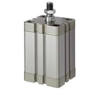 Cilindro compatto, ISO 21287, a doppia azione, AG, magnete, diametro pistone 16, hub 70, M5, pressione di esercizio max. 10 bar, temperatura da -20 °C a 70 °C
