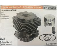 CILINDRO COMPLETO DI PISTONE E SEGMENTI BRUMAR BM005718 EMAK-OLEO MAC e altri