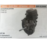 CILINDRO COMPLETO DI PISTONE E SEGMENTI BRUMAR BM012848 EMAK-OLEO MAC e altri