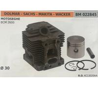 CILINDRO COMPLETO DI PISTONE E SEGMENTI BRUMAR BM022845 DOLMAR-SACHS e altri