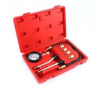 Cilindro Compression Tester con Adattatore M10 M12 | Manometro, doppia graduazione, protezione in gomma resistente, pratico per motori a benzina, compatibile con moto e auto