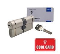 CILINDRO CR SERIE TITAN MOD. I6 45x60=105 NIK CON 5 CHIAVI + 1 CANTIERE ARTICOLO I6-NG4560-5CH+1C/BC