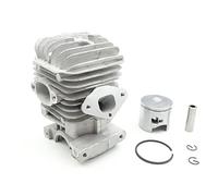 Cilindro da 34 mm e amp;Kit tubo collettore pistone adatto for motosega ZENOAH G2500 25CC 2500 2600 STIGA ama Anova con manico superiore Parti di ricambio
