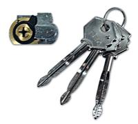 Cilindro da Applicare a Spillo Iseo Art. 990.87.5 Inserto Croce Chiave 75 mm